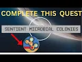 Locate sentient microbial colonies in Alpha Tirna-quest