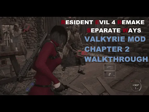 Download MP3 Valkyrie Mod Insane Difficulty Chapter 2 Resident Evil 4 Remake Separate Ways #pcgaming