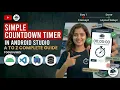 Simple Countdown Timer in Android Studio MSBTE