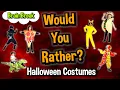 Would You Rather Workout Halloween Costumes Edition - At Home Family Fun Fitness