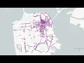 New SFMTA traffic map shows SF streets with highest injuries for pedestrians and cyclists