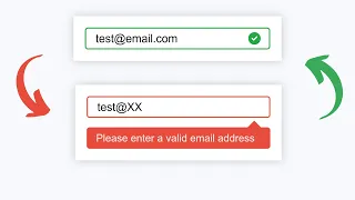 HTML CSS JS How to Validate Email Email Validation