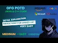 Merge Sort for Linked List GFG POTD Java C code 08-09-2025