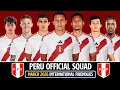 Peru Selection March 2026 Full Squad 2026 Reveal
