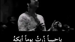 ياحبيبا زرت يوم أيكه   كلثوميات دندنها