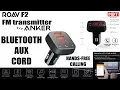 Roav F2 Bluetooth Car FM Transmitter by Anker Gear S3 remote