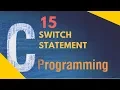 C programming Tutorial In Hindi 15 Example 5 Switch statement