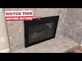 Stop the Draft Install the Perfect Fireplace Glass Door
