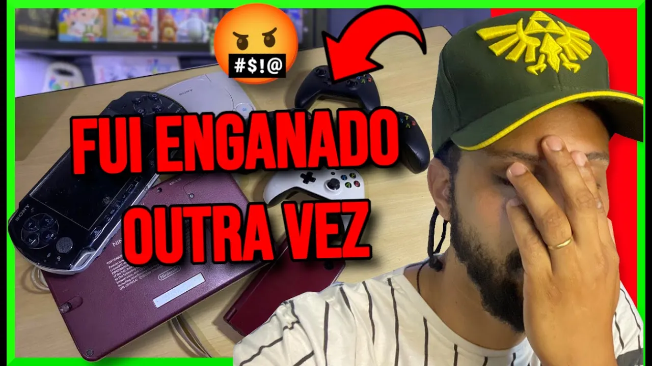 CUIDADO! COMPREI MUITOS GAMES NA FEIRA DO ROUBO E... CAÇADA GAMER
