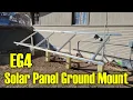 EG4 Solar Panel Ground Mount Rack Install