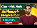 Class - 10 AP Arithmetic Progressions Examples Complete maths ch 5