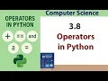 Operators in Python Comparison Logical Conditional Bitwise Operators Class 11 Computer Science