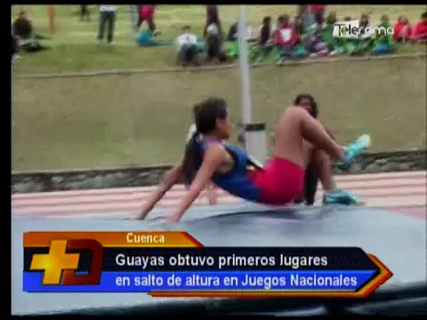 Guayas obtuvo primeros lugares en salto de altura en Juegos Nacionales
