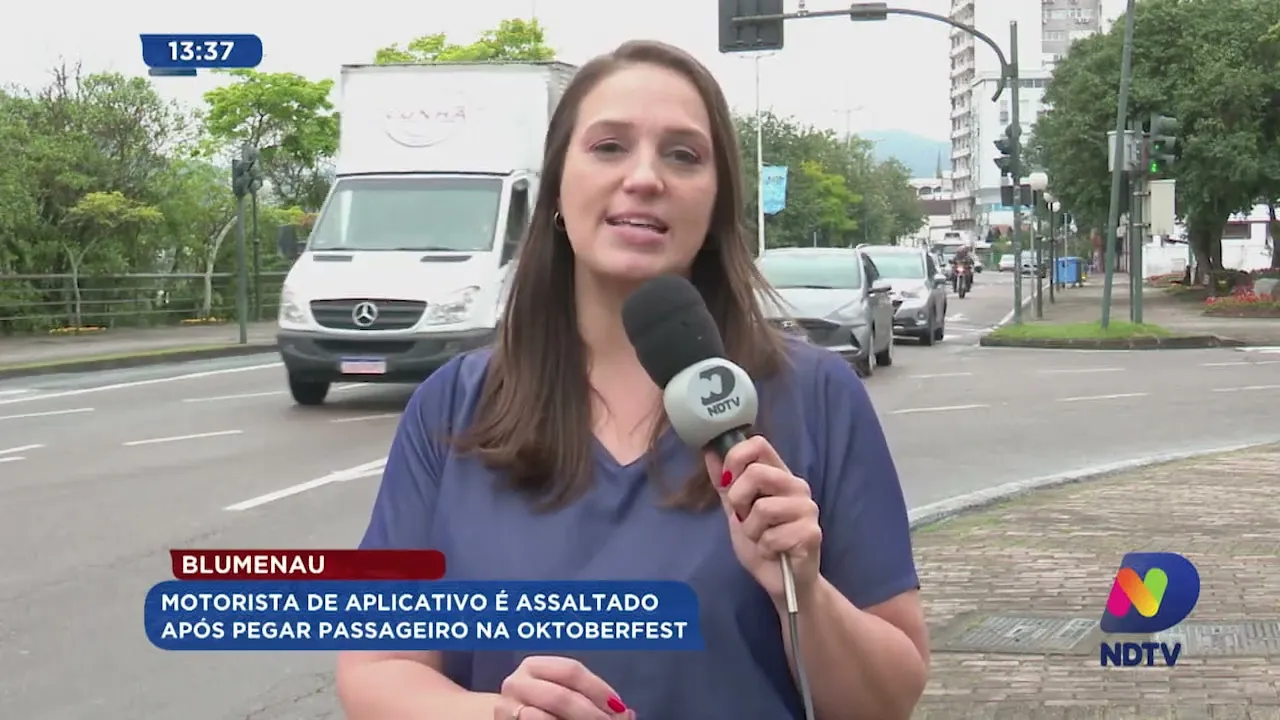 Blumenau: motorista de aplicativo é assaltado após pegar passageiro na Oktoberfest