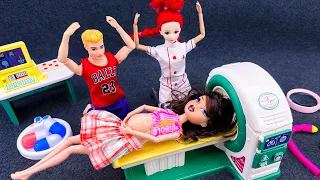 9 Minutes Satisfying Unboxing Barbie Princess Girl Family,Cute Pinkfong Ambulance Car Playset ASMR