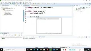 Single Level Inheritance in Java Practical Implementation Of Inheritance