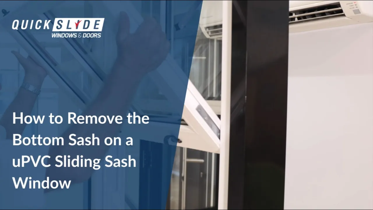  How to Remove the Bottom Sash on a uPVC Sliding Sash Window?