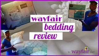Wayfair review Vlog Watch me lay my bedding dance watch