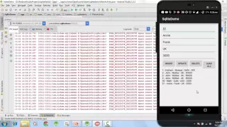 27 - Android SQLite Tutorial Finally Running the app