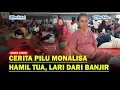 TANGIS Monalisa di Pengungsian Tapteng, Hamil Tua, Gendong Anaknya Lari dari Banjir