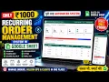 Recurring Order Management System in Google Sheets Complete CRM Follow-up Automation