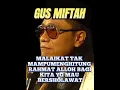 #SHORTS# GUS MIFTAH @MALAIKAT TIDAK MAMPU MENGHITUNG RAHMAT ALLOH