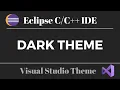 Eclipse Dark Theme - like Visual Studio