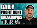 NFL PRESEASON PROFIT HUNT THURSDAY CASH SURFIN