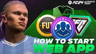 How To Start EA FC 24 on the WEB APP EA FC 24 Ultimate Team