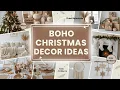 199 Boho Christmas Decorations Ideas 2026 Cozy Trees Wreaths DIY Holiday Decor