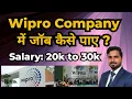 Wipro Company Salary 20k to 30k Apply Online Wipro Company Jobs Work From Home