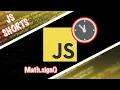 Math sign in JavaScript - Compare two variables