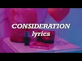 Rihanna, SZA - Consideration (Lyrics)