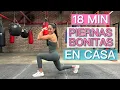 Ejercicios para Piernas Bonitas En Casa Rutina Sin Equipo 18 minutos