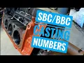 The basics of Chevy SBC and BBC casting numbers and suffix codes