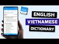 Best English Vietnamese Dictionary App for Android