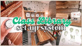 Classroom Library System in 2nd Grade How I Organize my Class Library Class Library Set Up