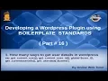 Wordpress Plugin development using Boilerplate from scratch Different ways to get user data
