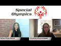 Kelsey Nicole Nelson chats with Special Olympics Founder s Council member Christina Schwarzenegger