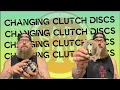 Kart clutch changing friction discs