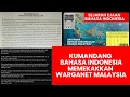 Lagu #316: Kumandang Bahasa Indonesia memekakkan warganet Malaysia.