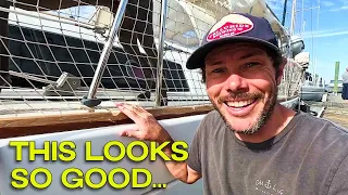 Teak Restoration on a SAILBOAT Part 2 | Sailing Zephyr – Ep. 263
