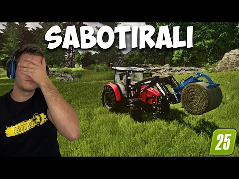 Video Thumbnail: SABOTIRALI SO MI TRAKTOR! (KMETIJA MED VRHOVI #33) [FS25 SLO]