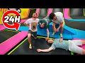 LAST TO LEAVE THE TRAMPOLINE PARK WINS