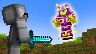 I Made Minecraft's Weakest Player Immortal...