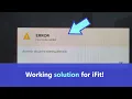 iFit error code 65002 An error occurred starting workout - solution that might fix the issue