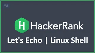 Let s Echo Hacker Rank Solution in Linux Shell
