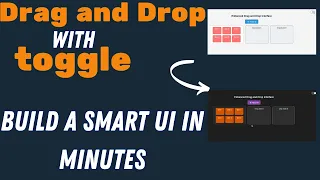 I Built This Drag Drop Toggle UI with JUST JavaScript