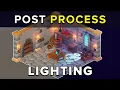 Stylized Lighting Post Processing in Unity 6 Voxel Valley Castle Pack