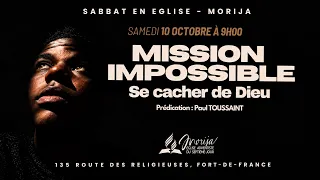 SABBAT EN DIRECT - Mission Impossible : se cacher de Dieu - 10/10/2026